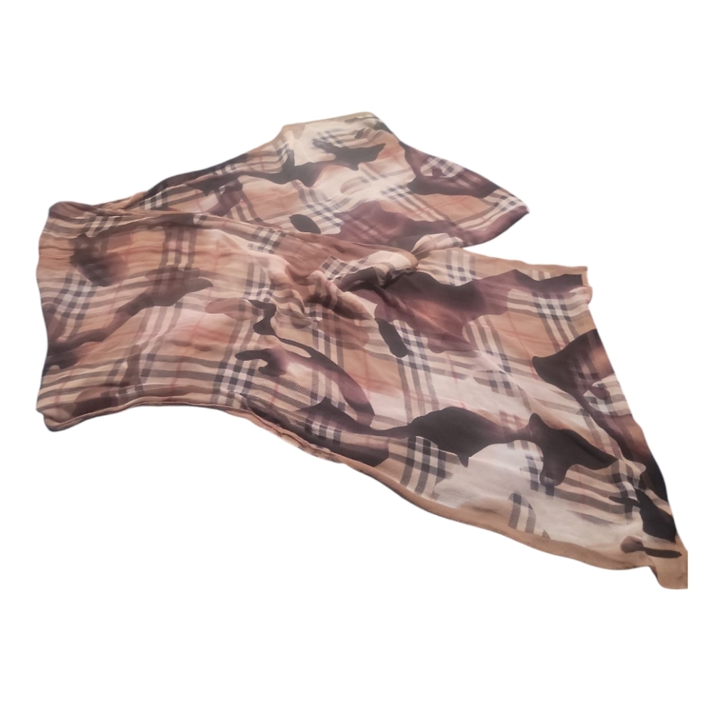 Kashkha 100% Silk Embellished Scarf Size 18"_61"